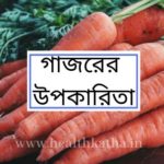 গাজরের উপকারিতা